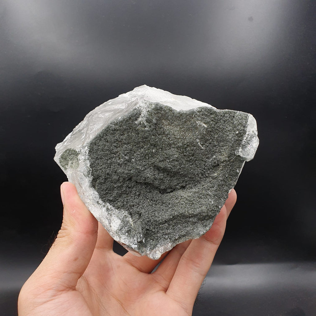 Impressive Chlorine Quartz with Excellent Transparency Well Crystalized all around