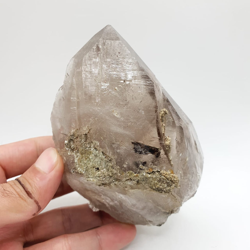 Impressive Smoky Quartz With Brownish Mica Inclusion