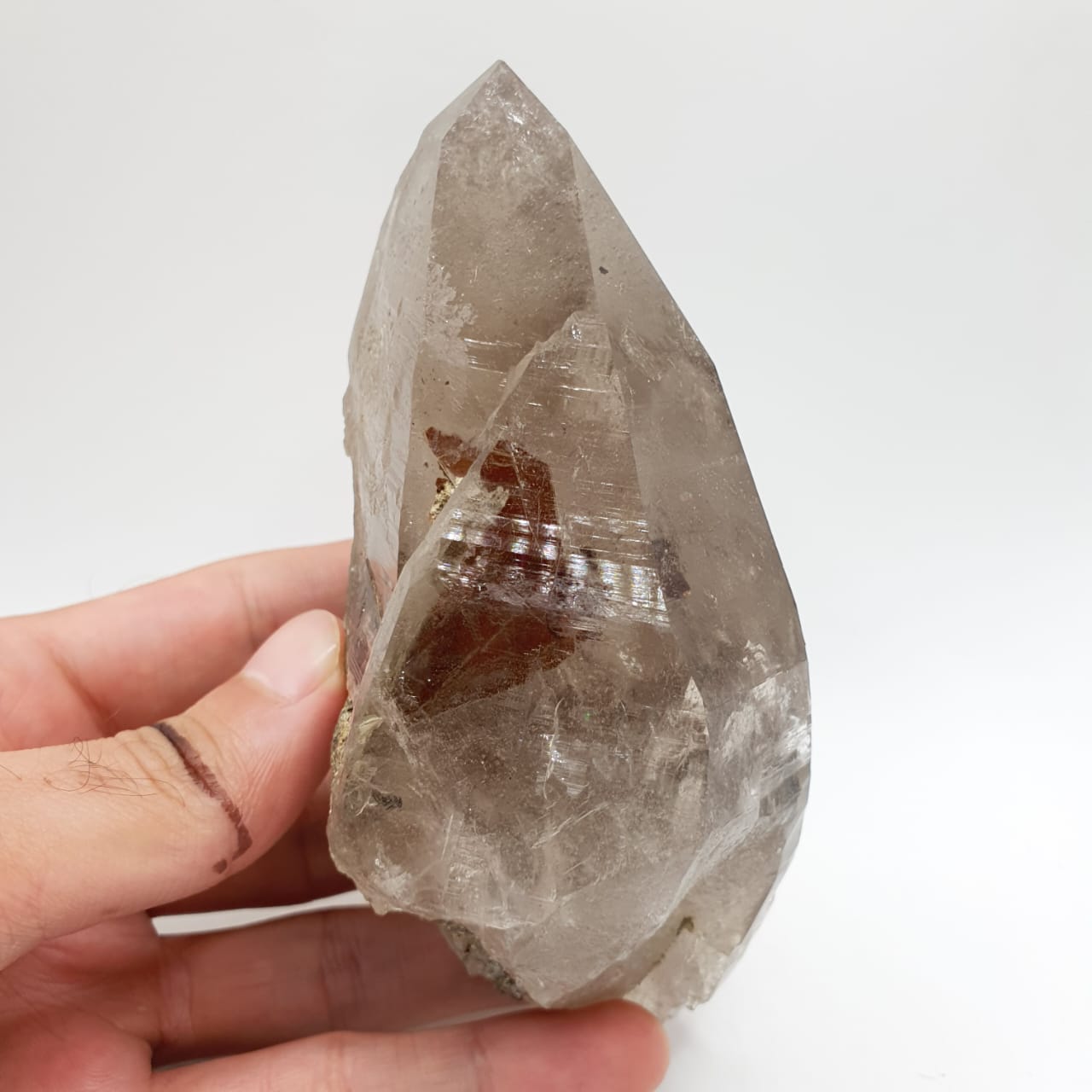 Impressive Smoky Quartz With Brownish Mica Inclusion