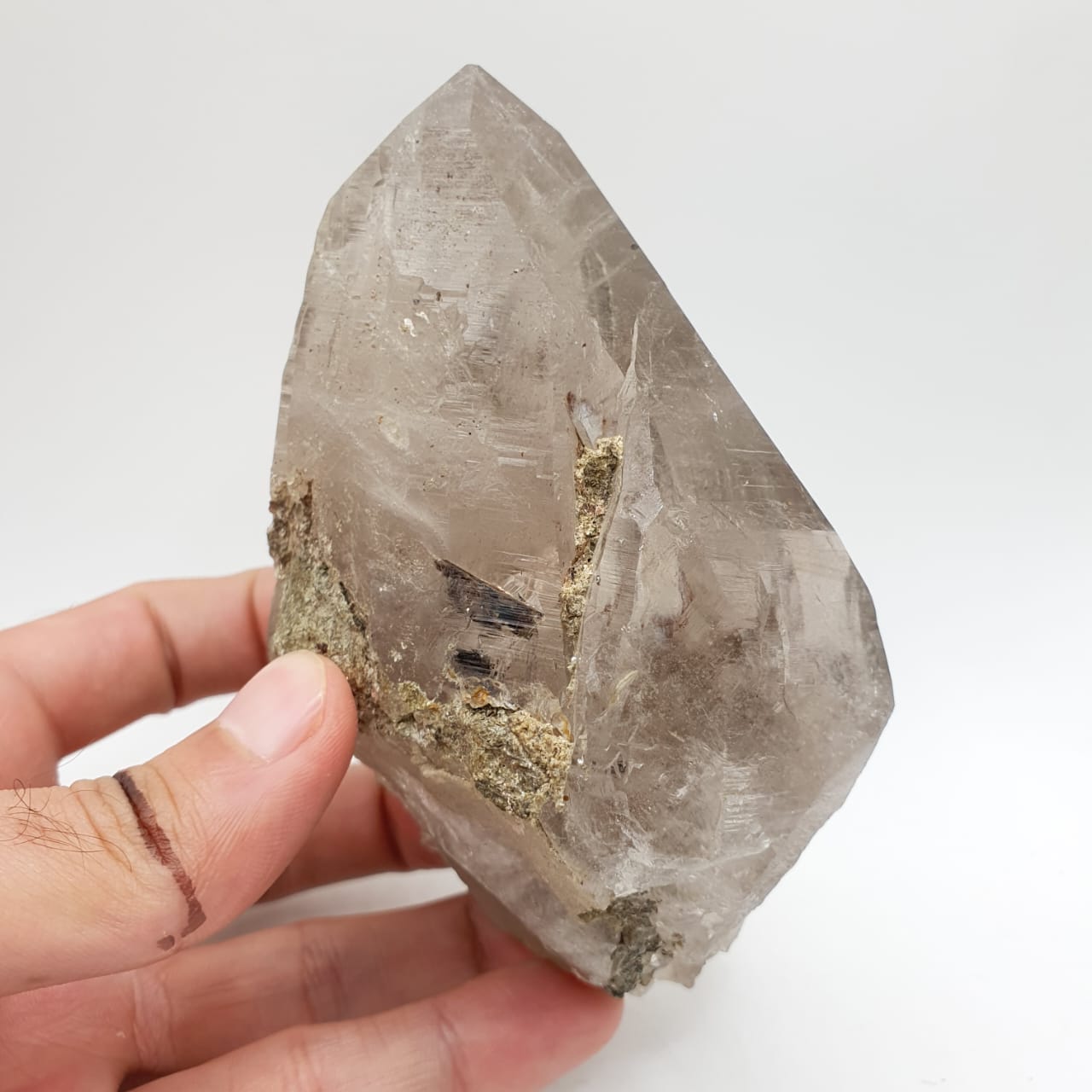 Impressive Smoky Quartz With Brownish Mica Inclusion
