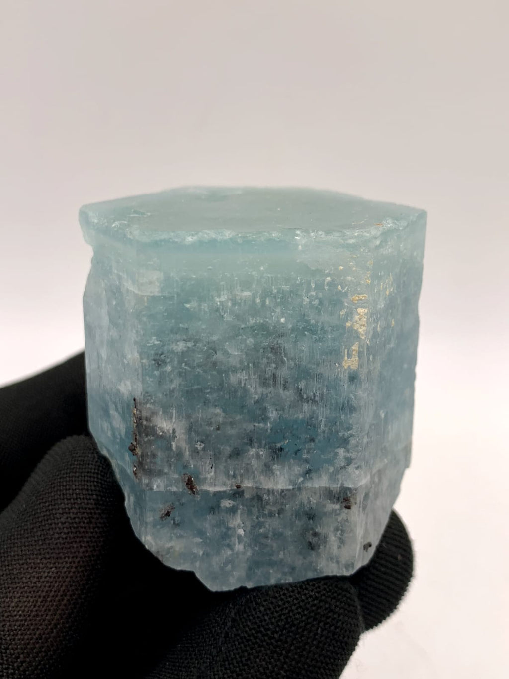 Light Blue Color Aquamarine With Hematite Combo