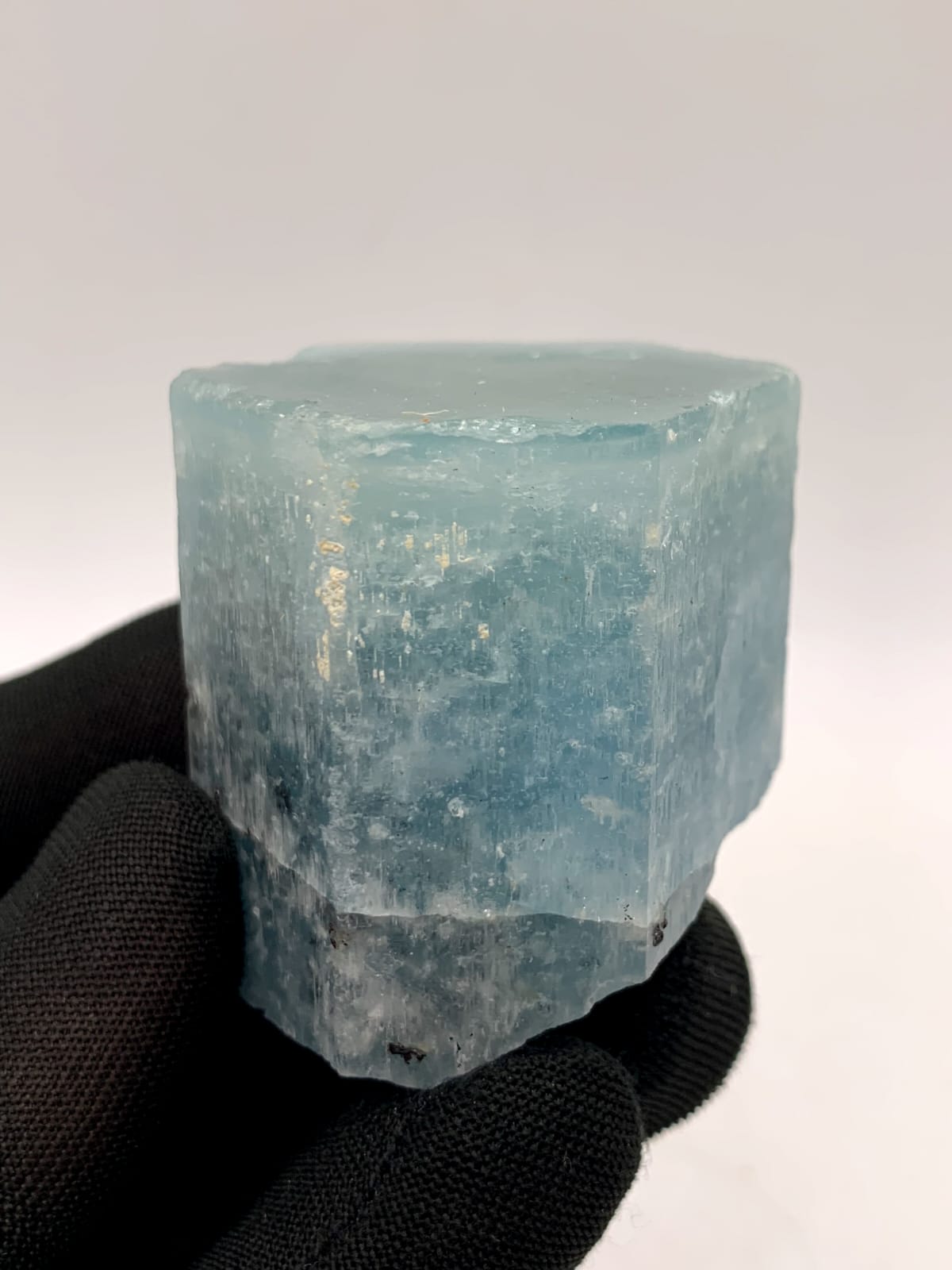 Light Blue Color Aquamarine With Hematite Combo
