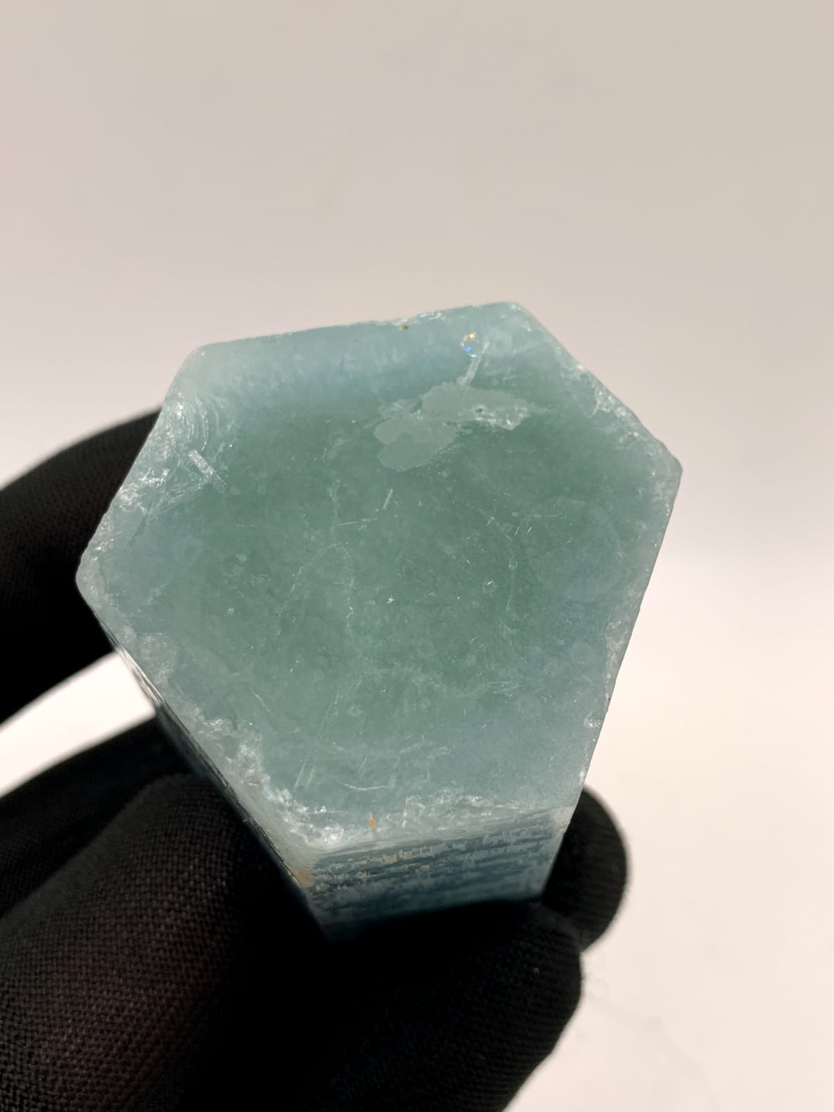 Light Blue Color Aquamarine With Hematite Combo