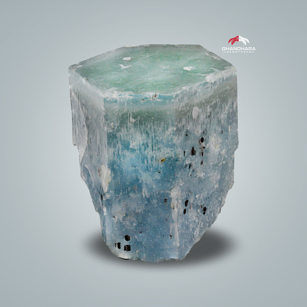 Lovely Aquamarine With Hematite