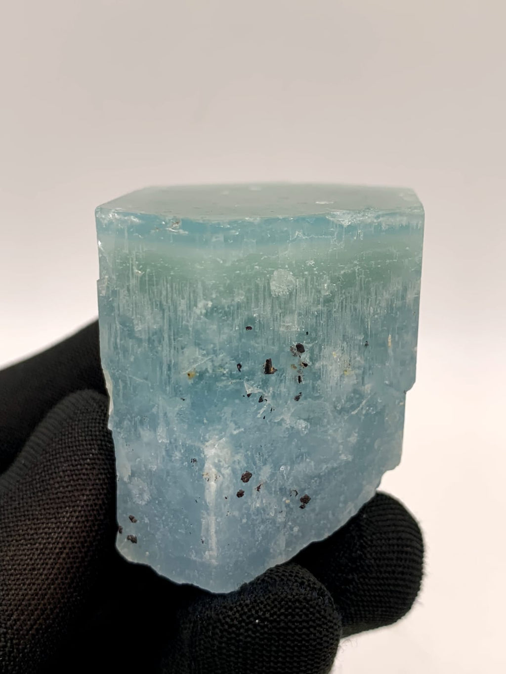 Lovely Aquamarine With Hematite