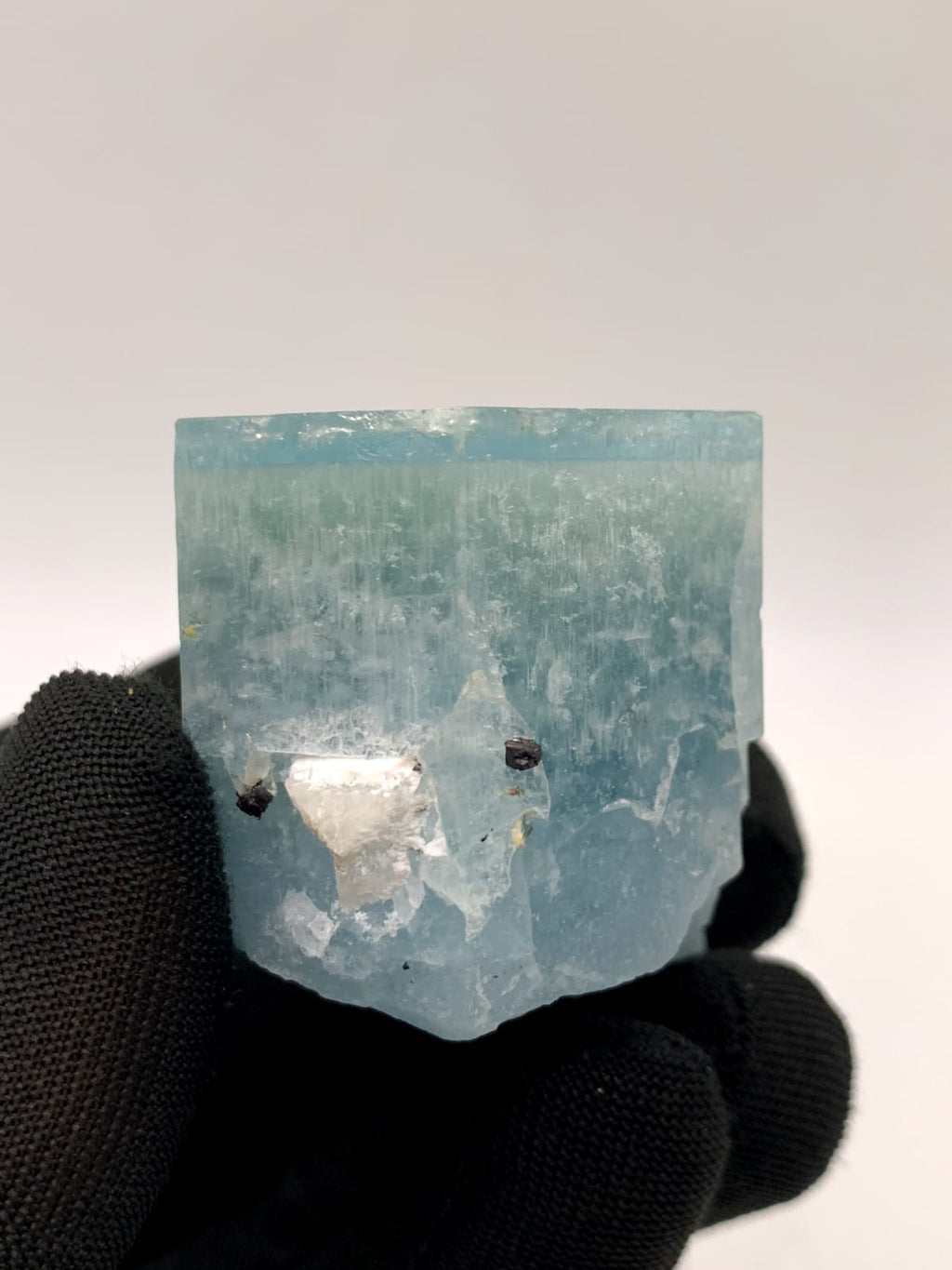 Lovely Aquamarine With Hematite