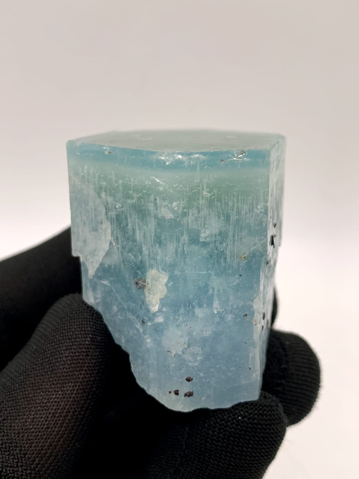 Lovely Aquamarine With Hematite