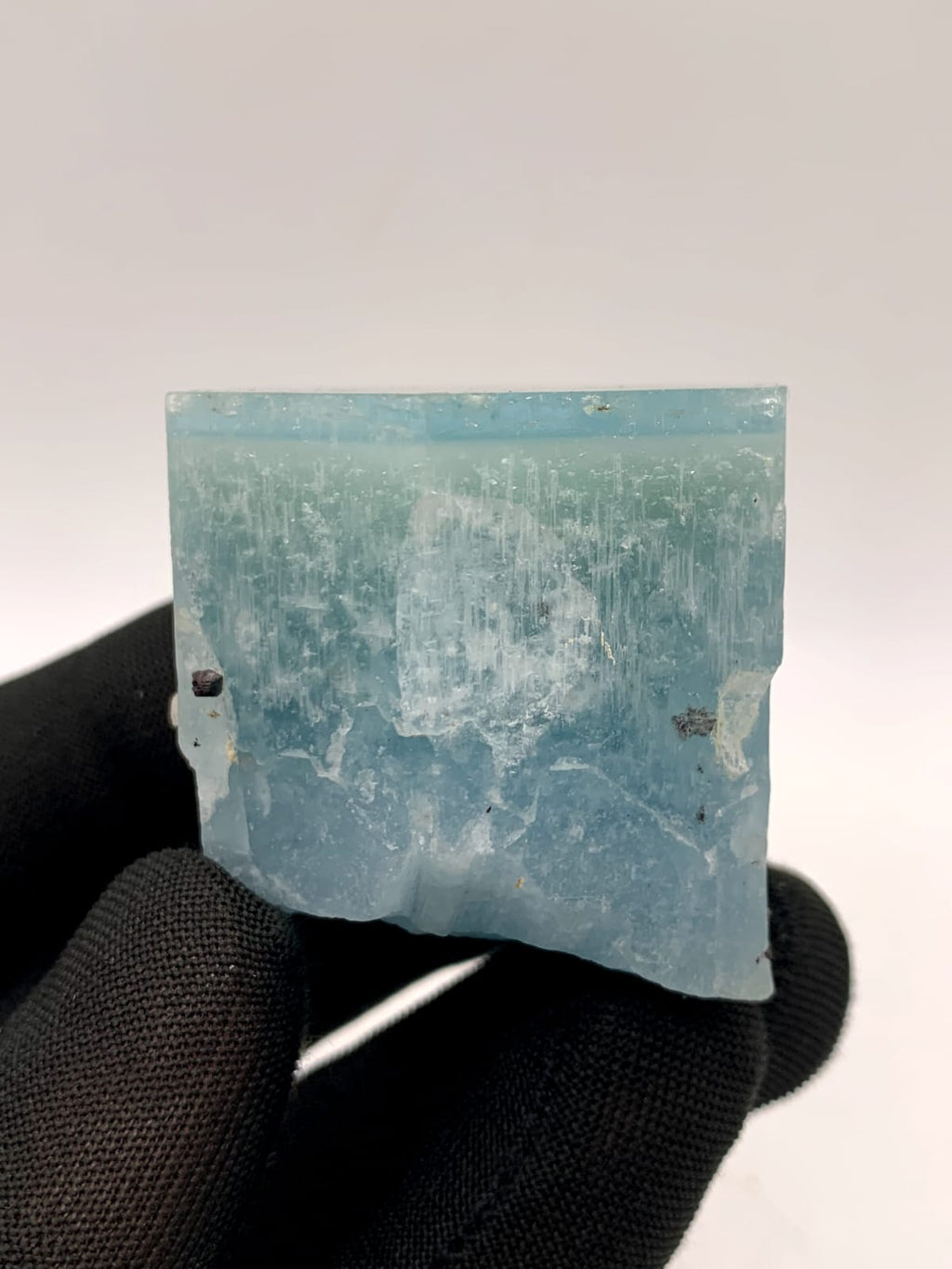 Lovely Aquamarine With Hematite