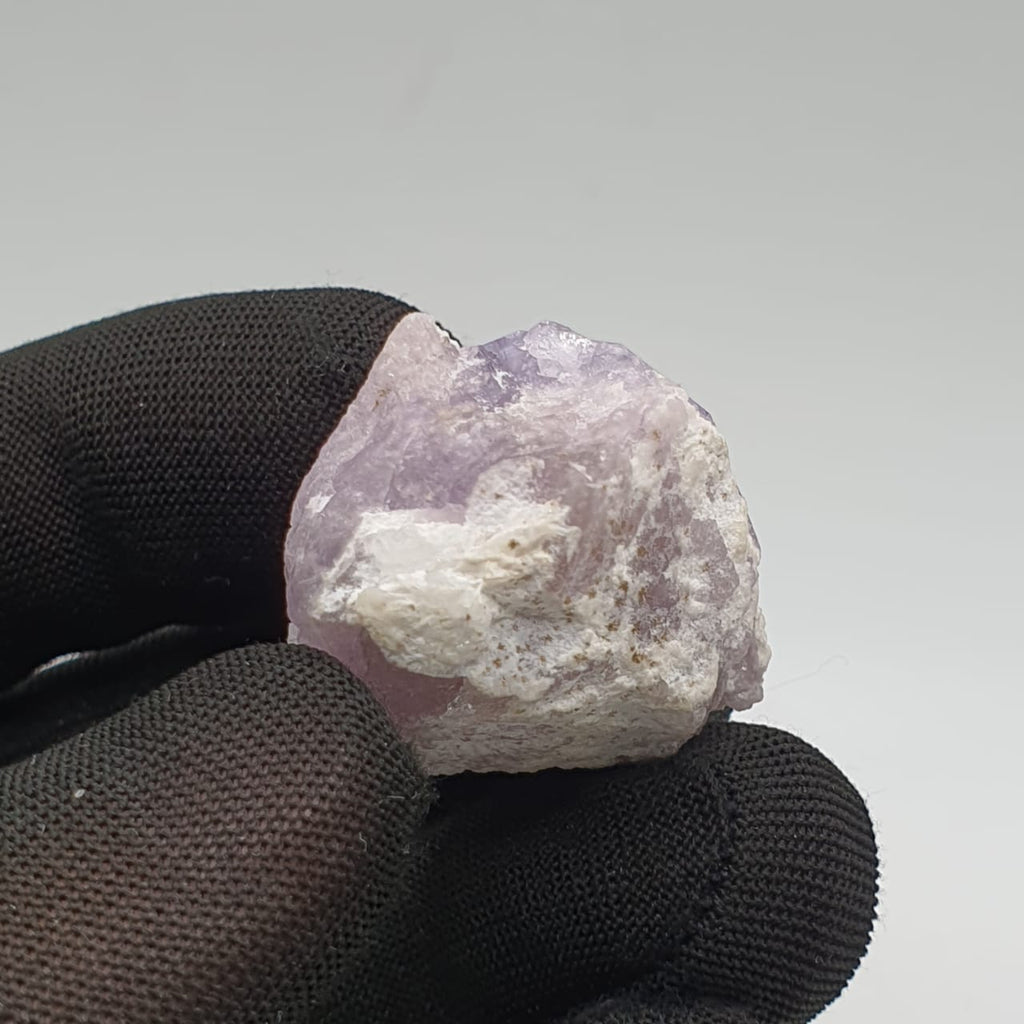 Lovely Glassy Faced Gem Purple Apatite On Matrix