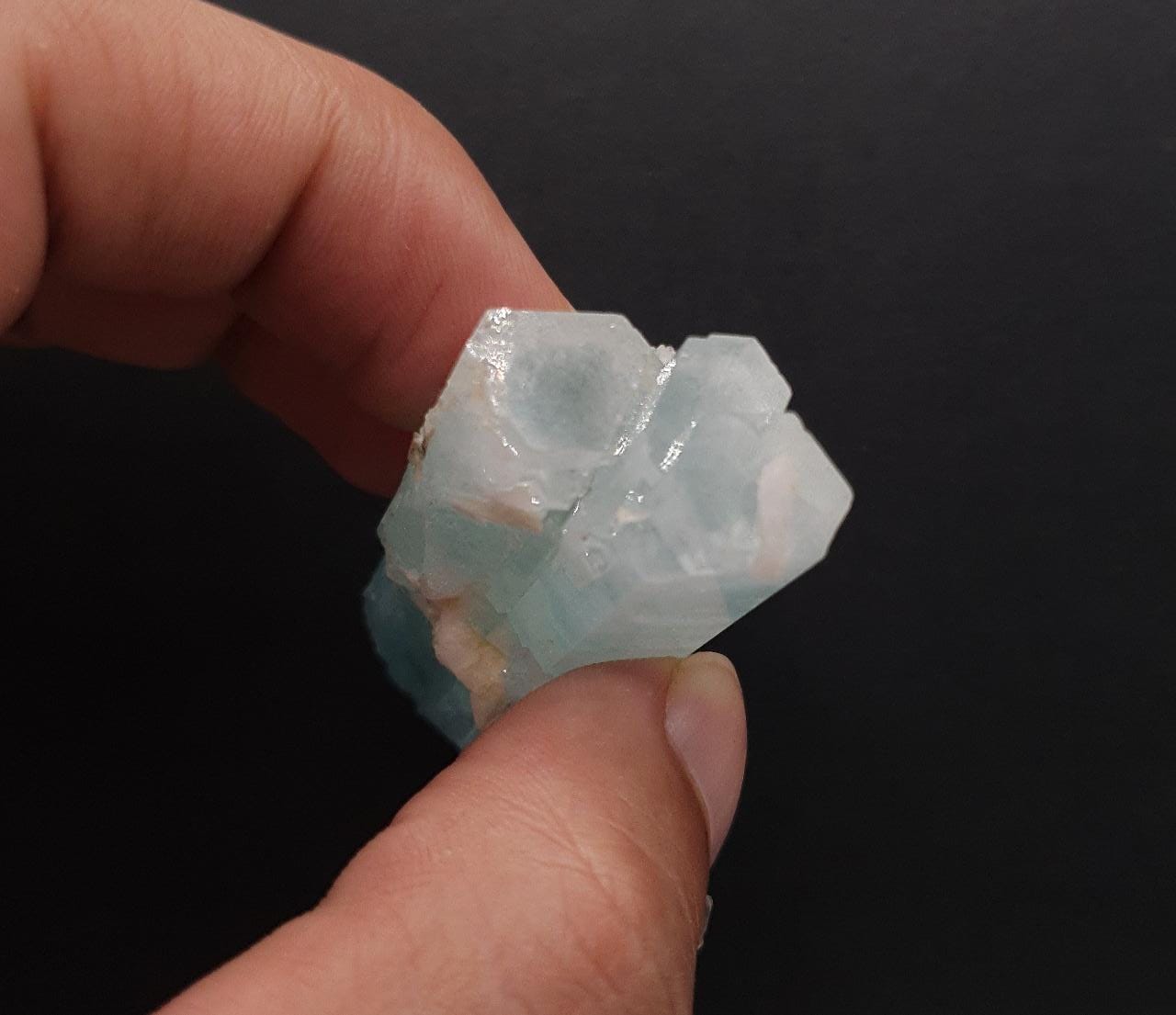 Lovely Sky-Blue Color Aquamarine Aggregate With Muscovite