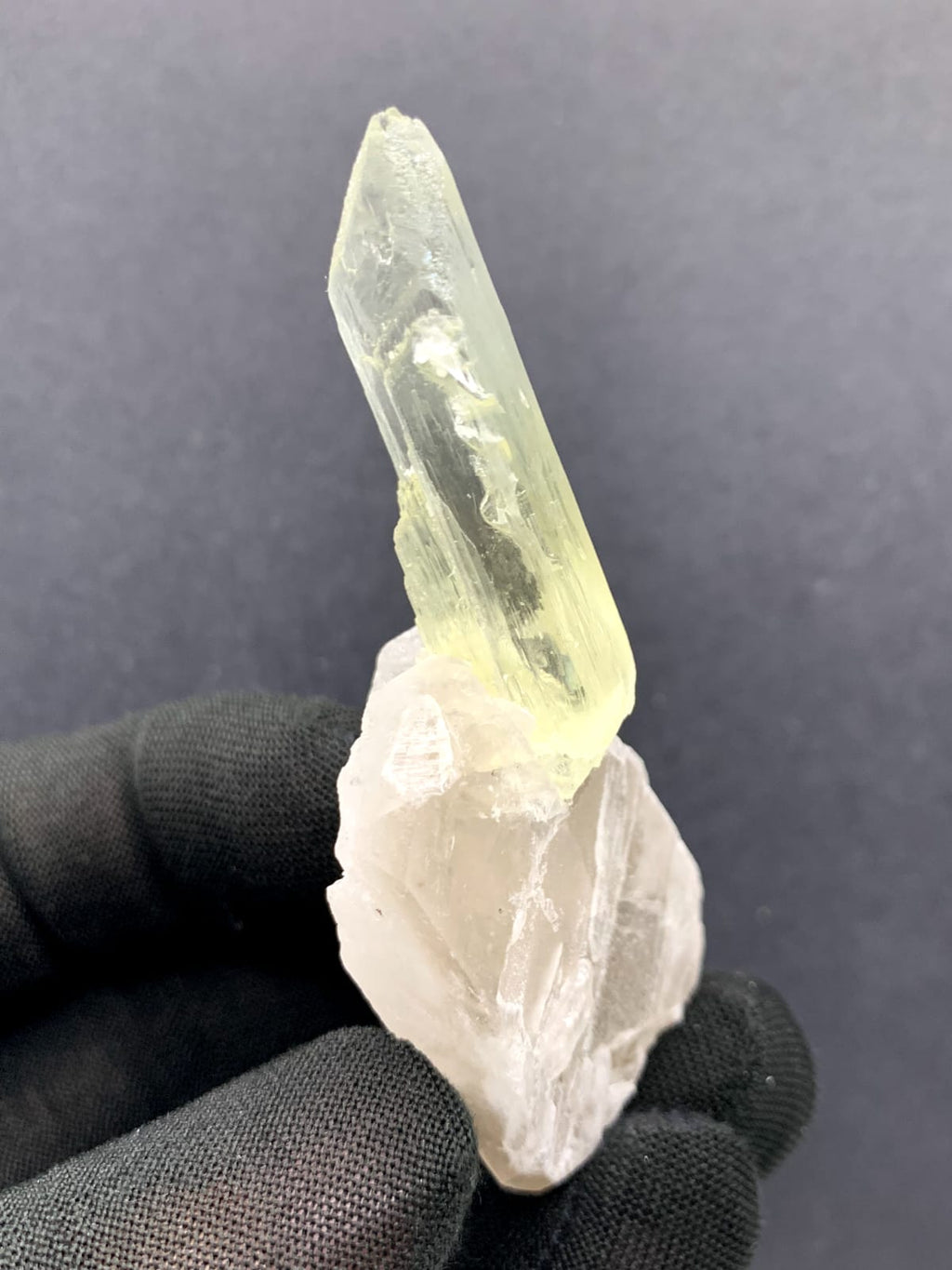 Lovely Triphane On Smoky Quartza