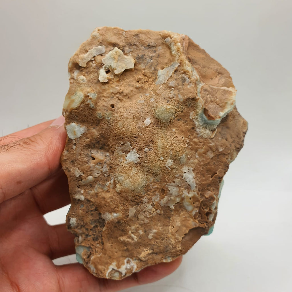 Lovely Blue Aragonite Crystals On Matrix