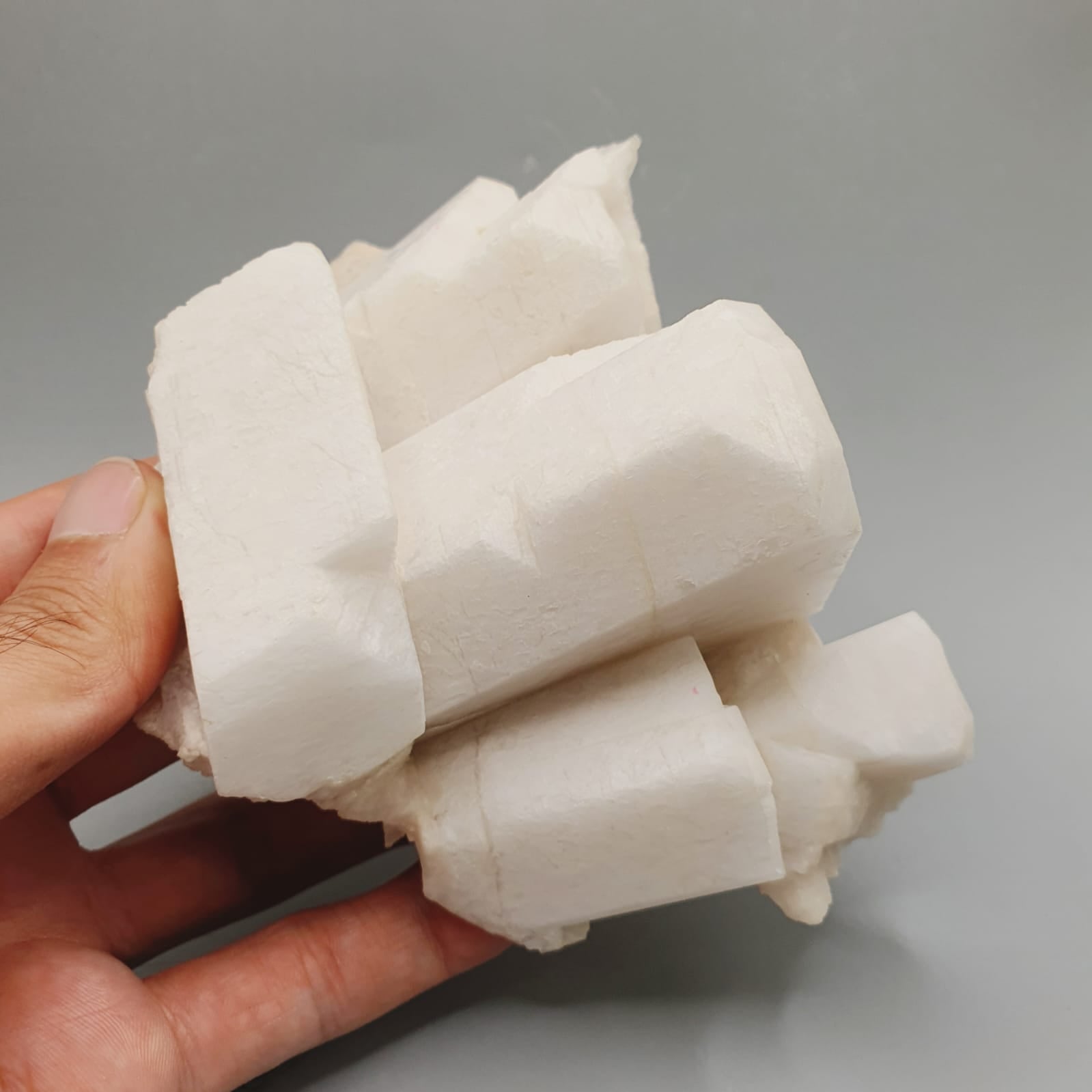 Milky White Microcline aggregate