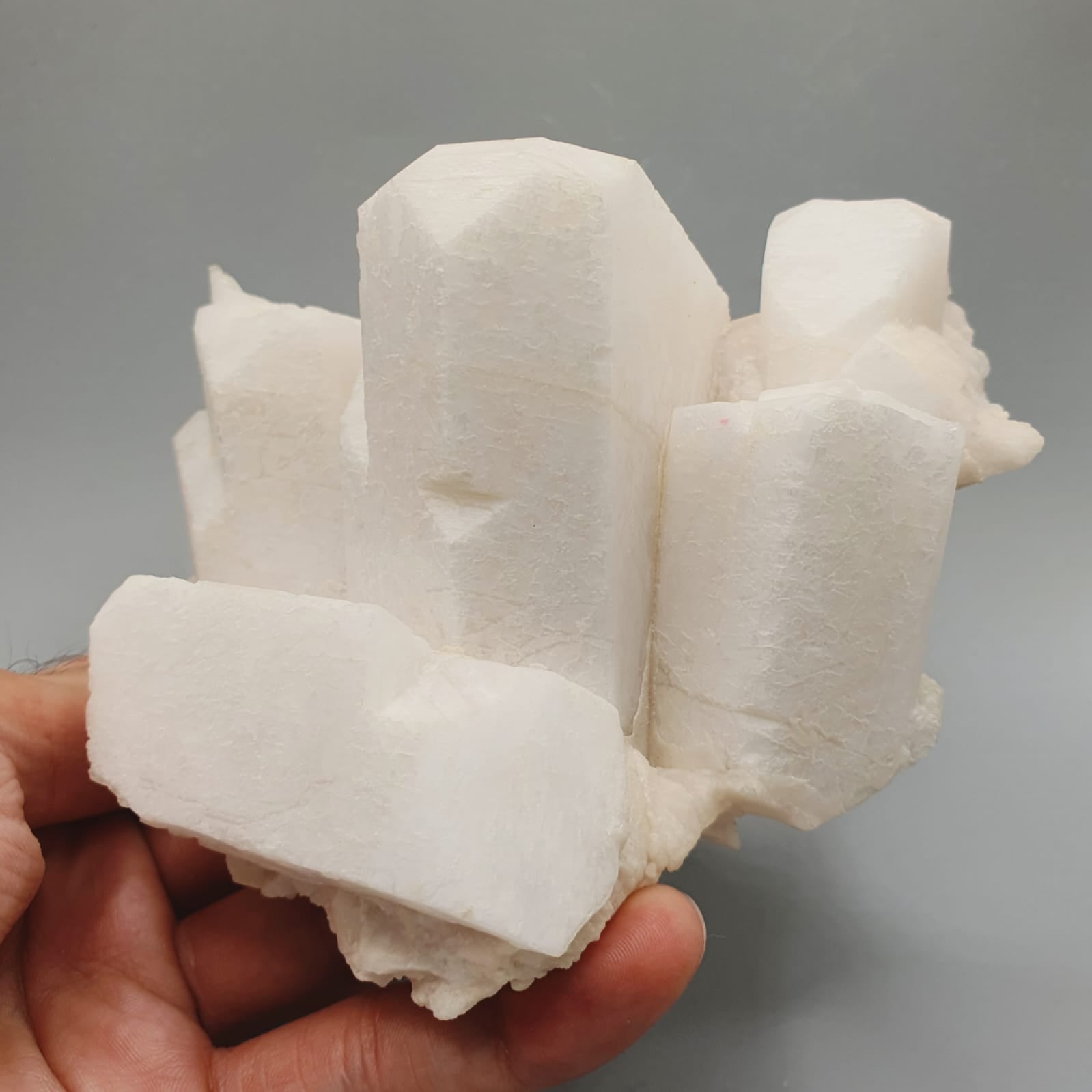 Milky White Microcline aggregate