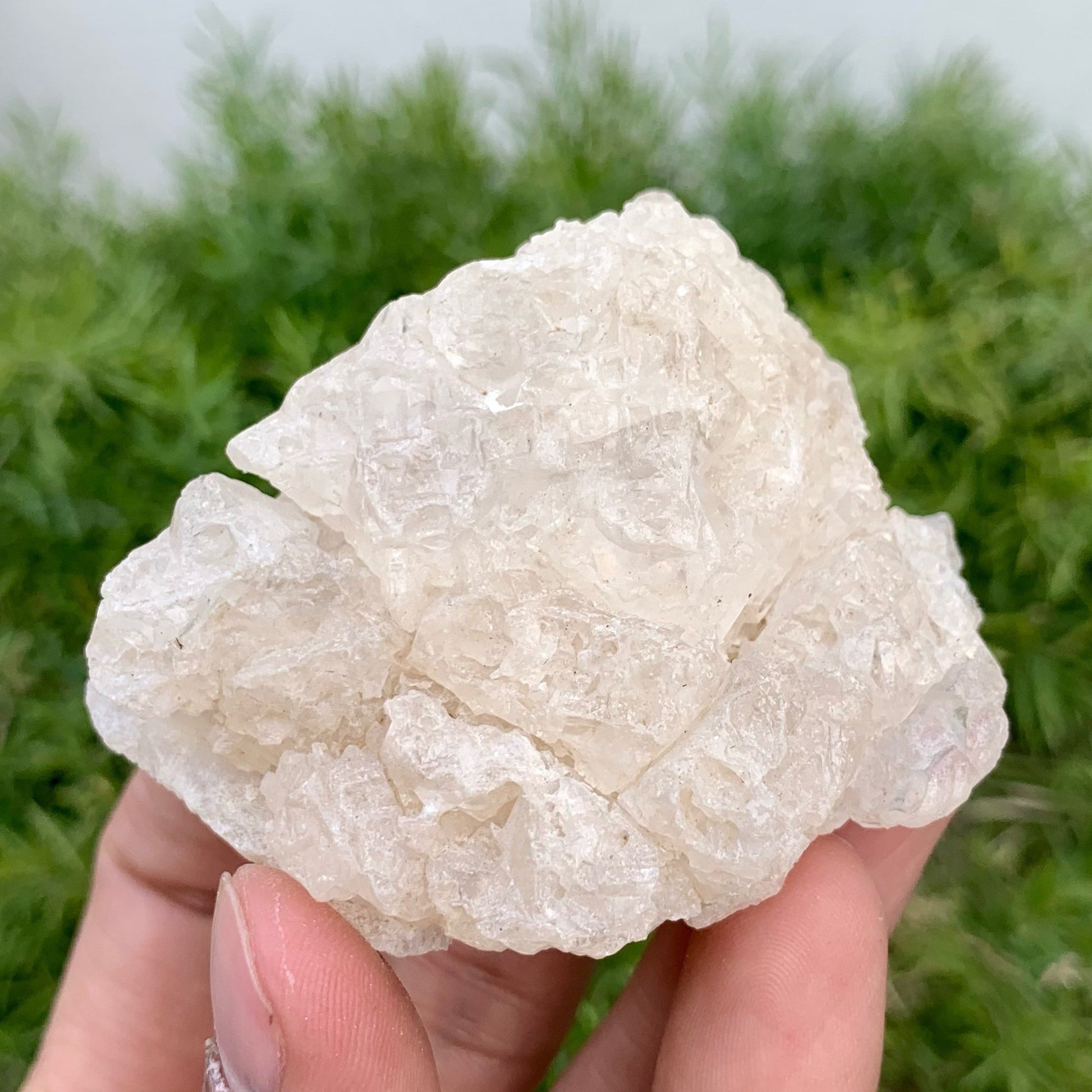 Discover the Brilliance of Naturally Etched Pollucite Crystals Cluster from Pakistan
