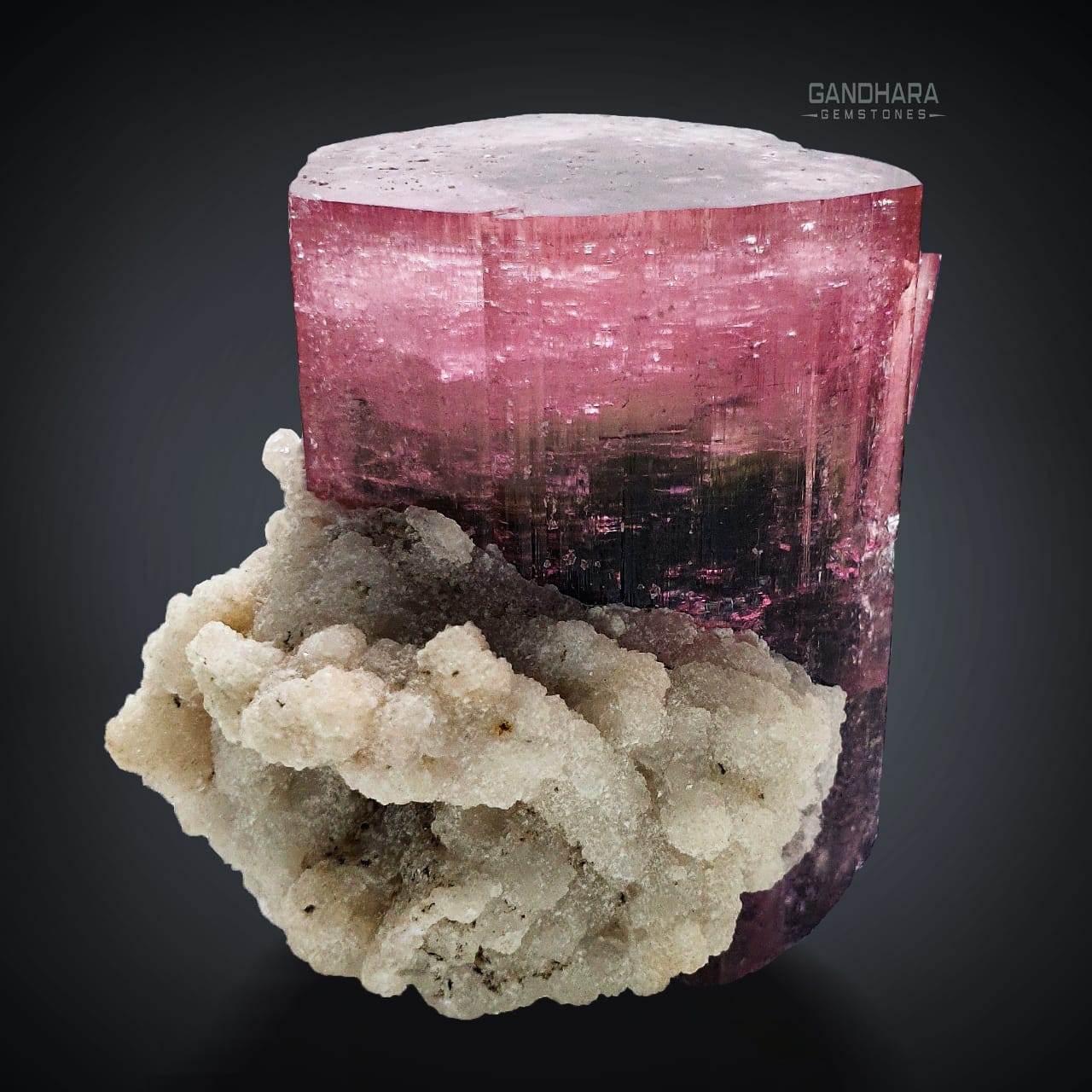 146 grams Pink Tourmaline Specimen with Albite Cluster