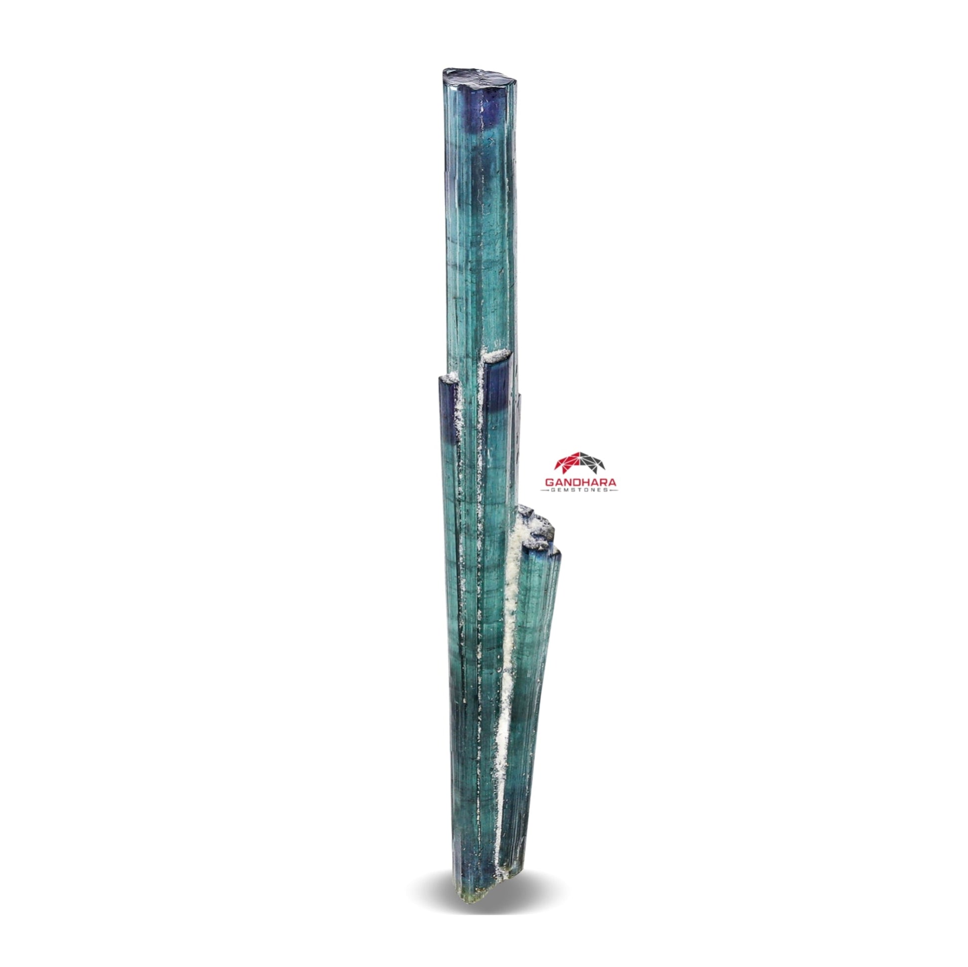 Sculptural Single Crystal Of Indicolite Tourmaline