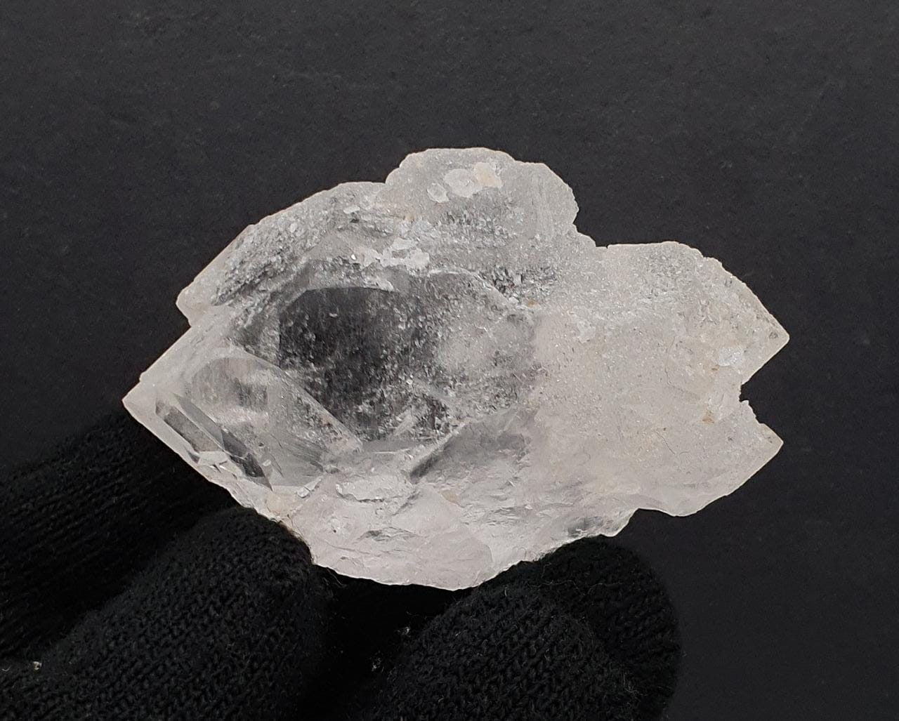 Double Terminated Quartz: Shark Fish Inspired Crystallography
