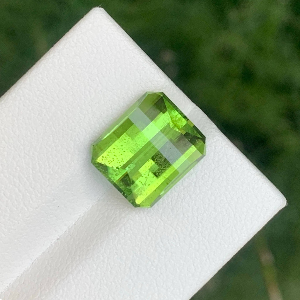 6.60 Carat Apple Green Peridot