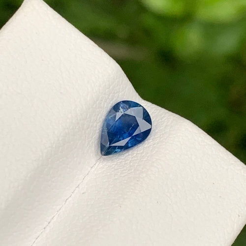 0.85 Carat Blue Sapphire Pear Cut