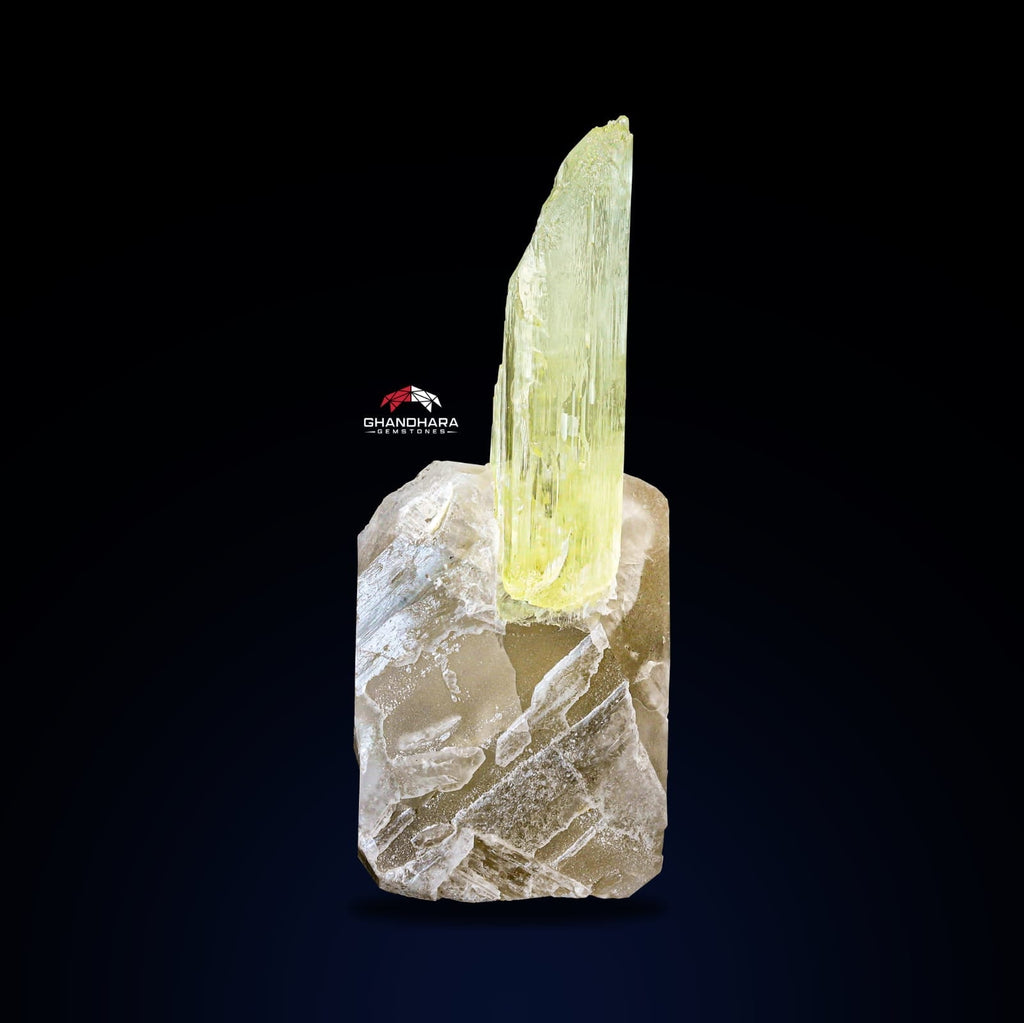 Lovely Triphane On Smoky Quartza