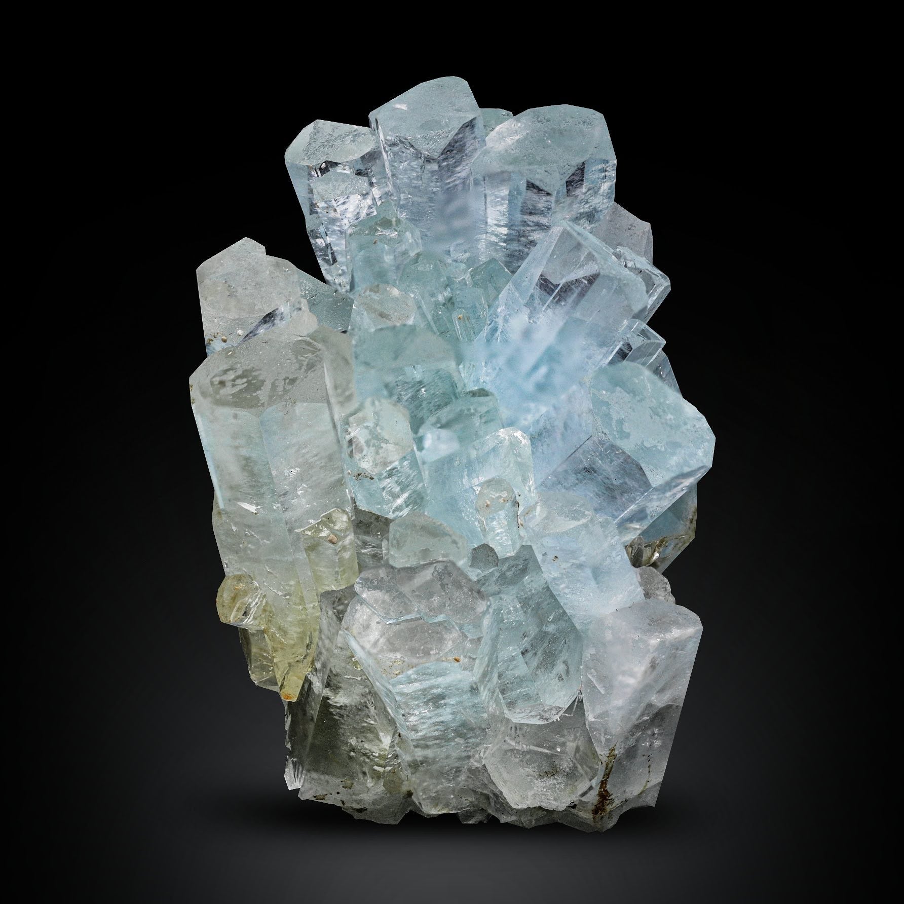Blue Aquamarine Crystals From Pakistan