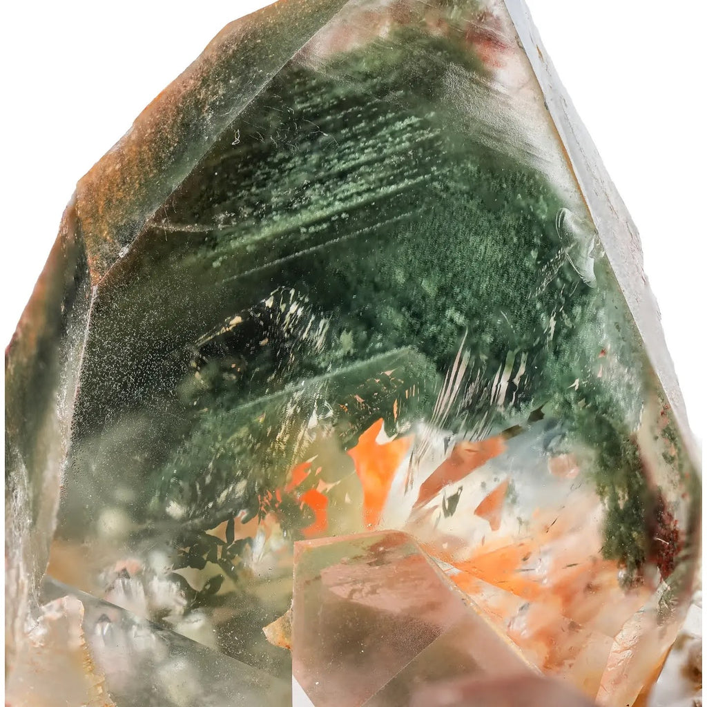 Green Chlorite Quartz Crystals