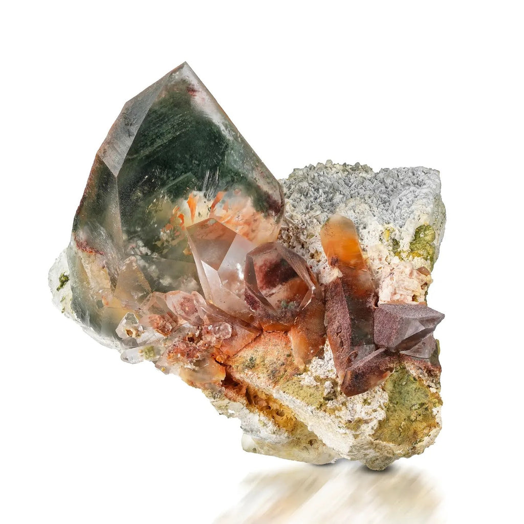 Green Chlorite Quartz Crystals