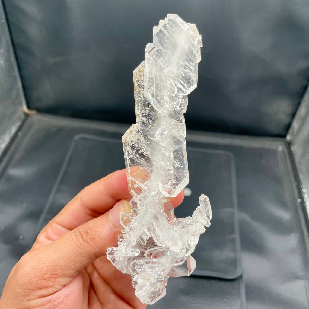 Sculptural Of Clear Quartz Crystals Specimen from Pakistan