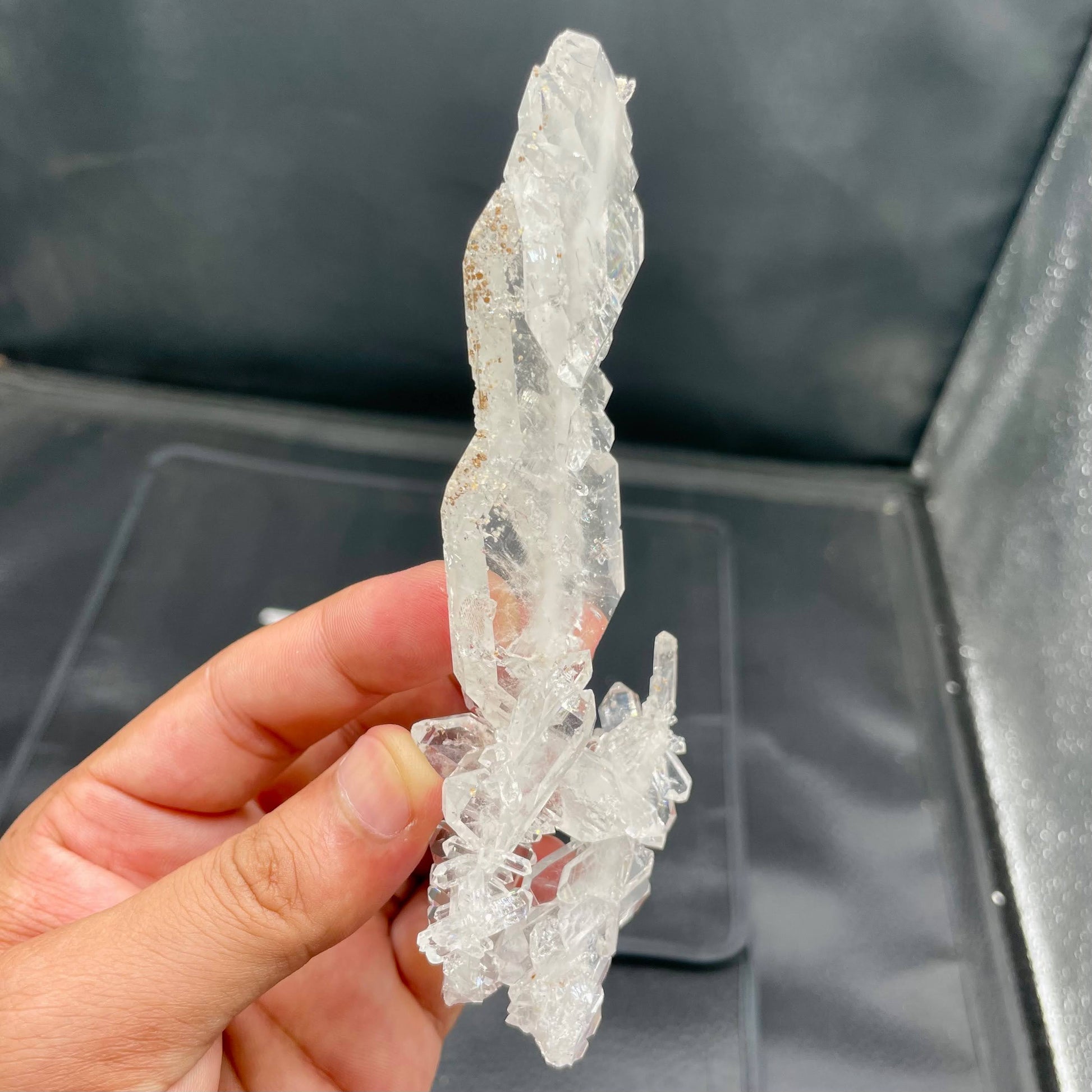 Sculptural Of Clear Quartz Crystals Specimen from Pakistan