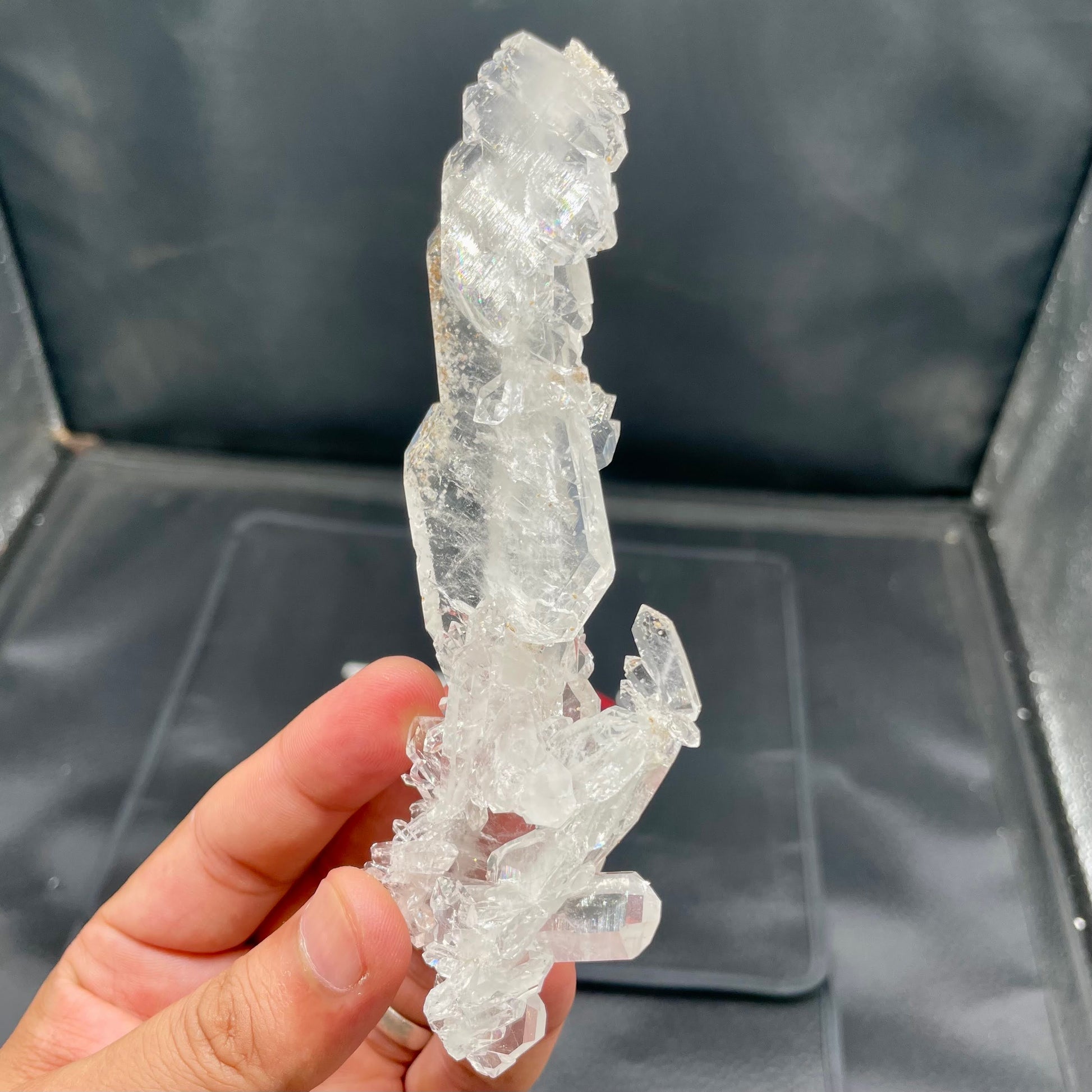 Sculptural Of Clear Quartz Crystals Specimen from Pakistan