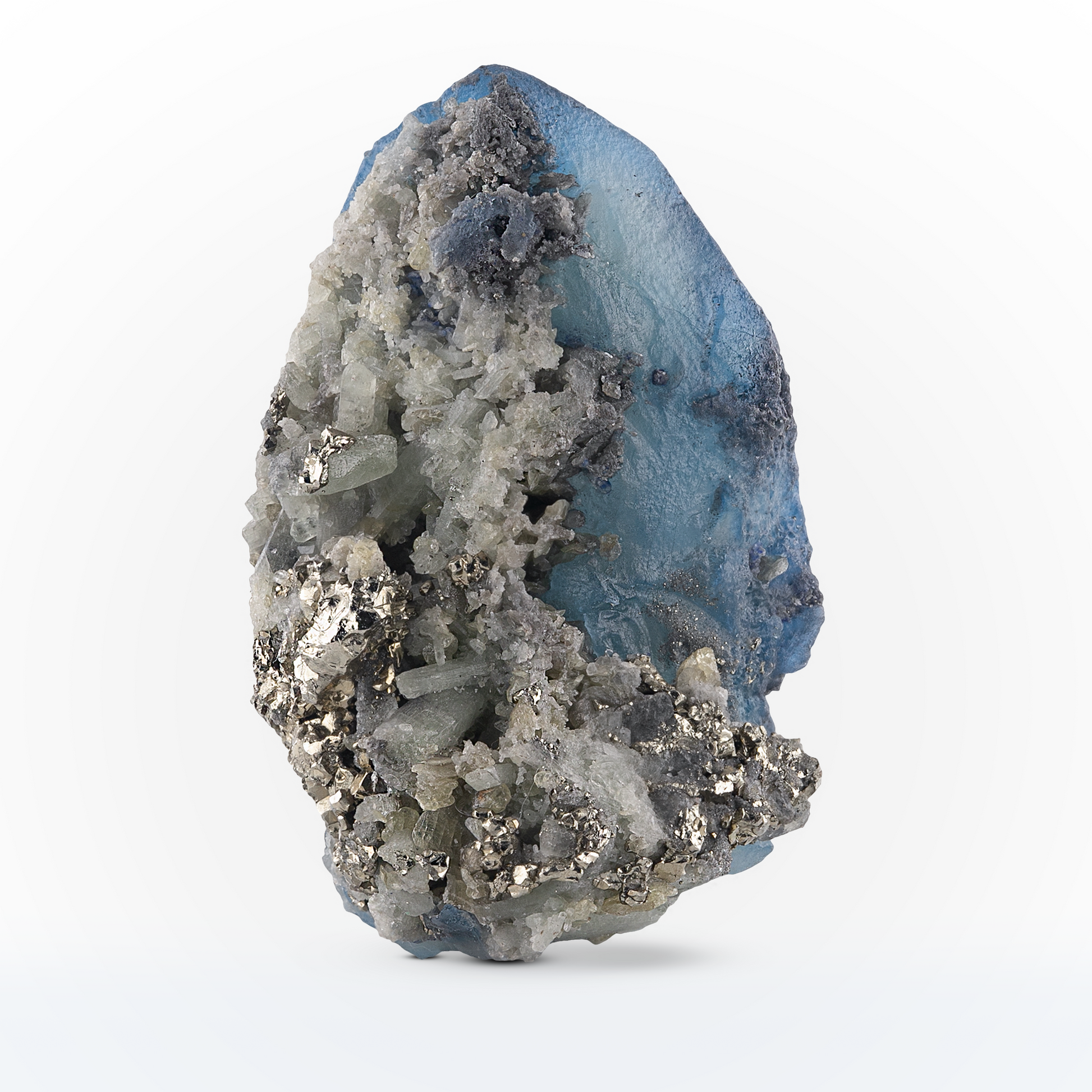 Afghanite With Pyrite