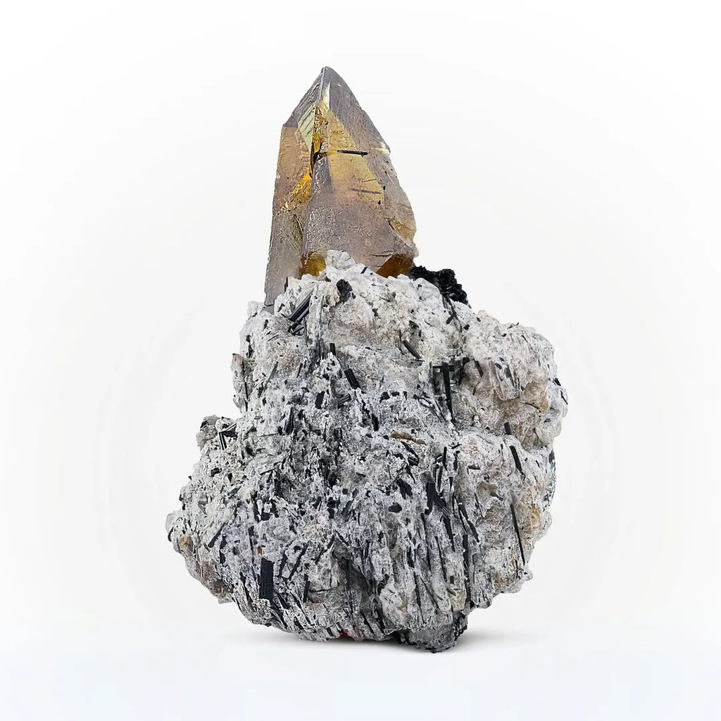Sphene Crystal On Calcite