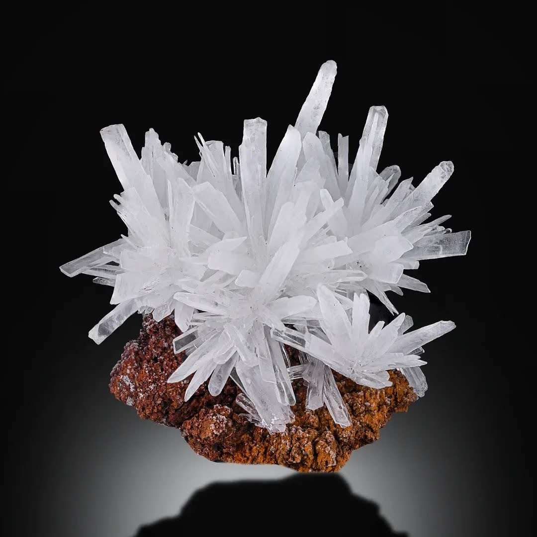 Aragonite On Lemonite