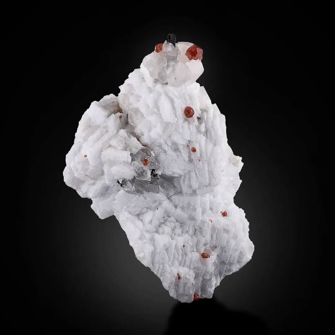Hassonite Garnet On Albite