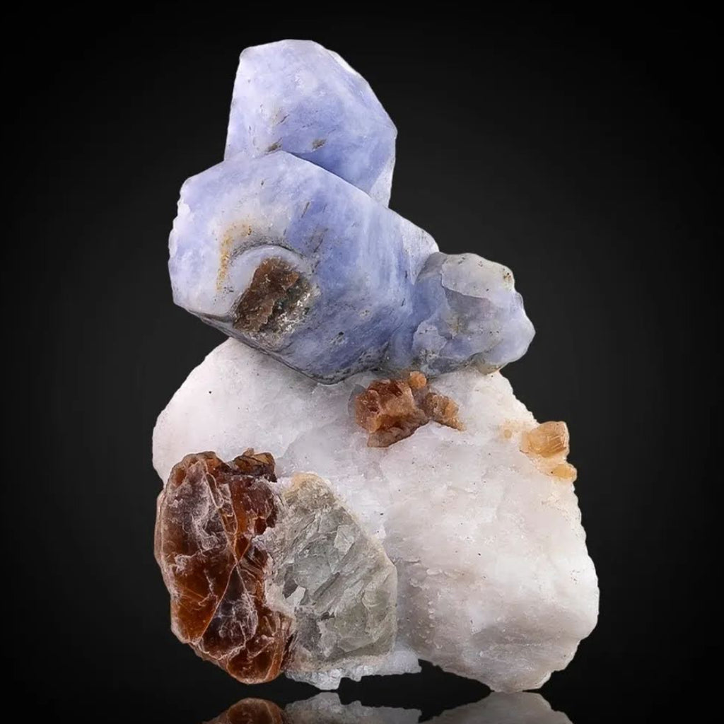Hackmanite On Calcite
