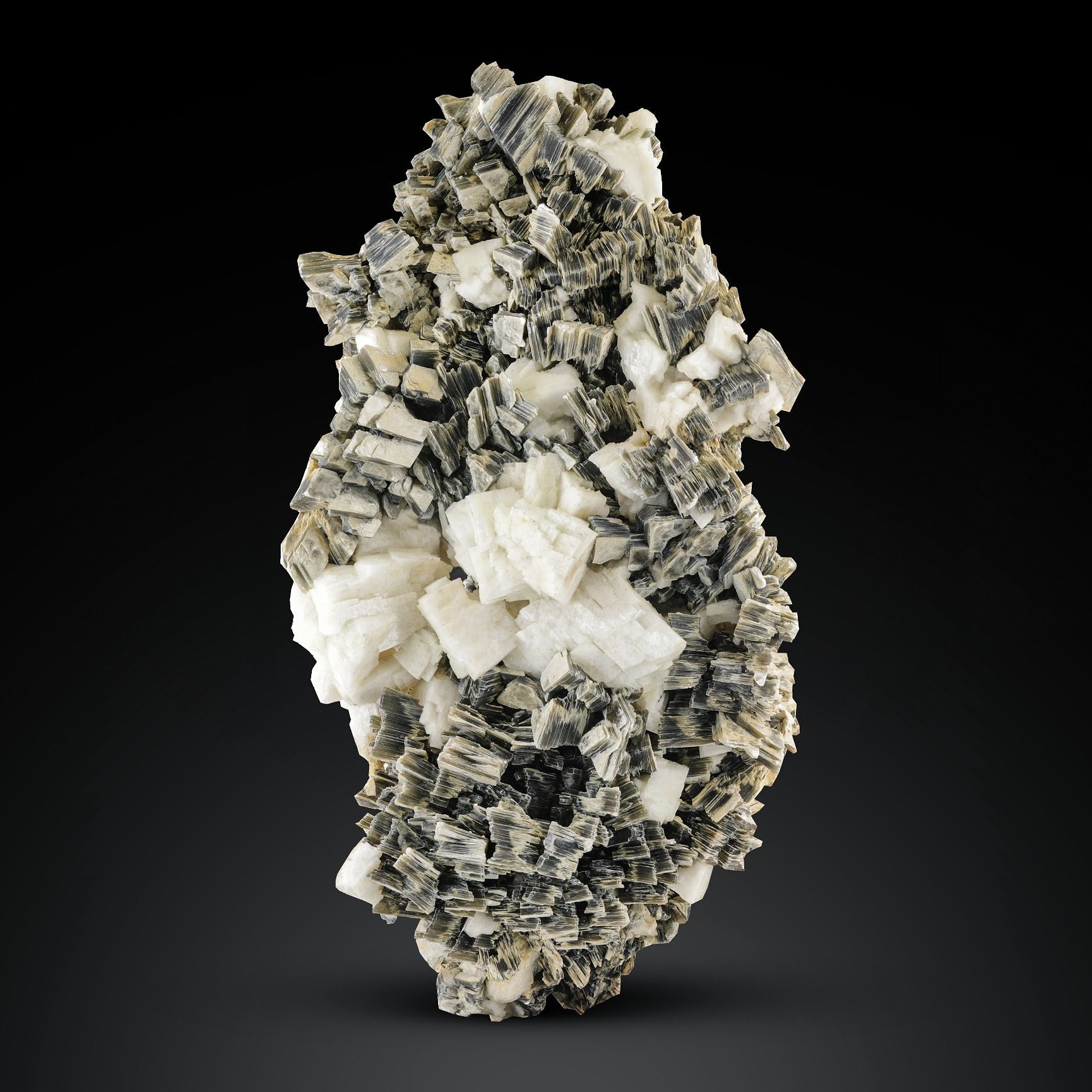 Sculptural huge Muscovite Mica cluster with Albite from Pakistan