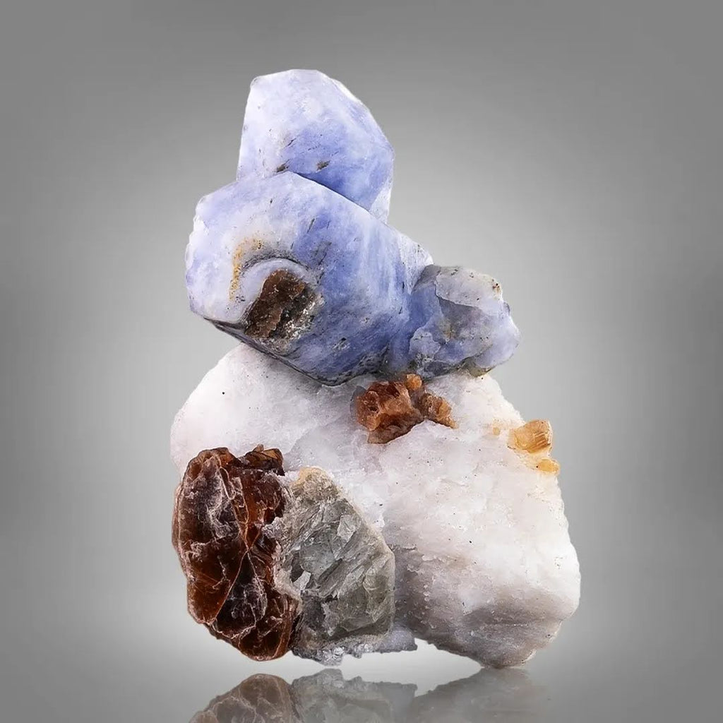 Hackmanite On Calcite