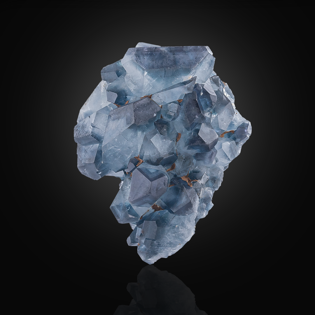 Blue Celestite Cluster