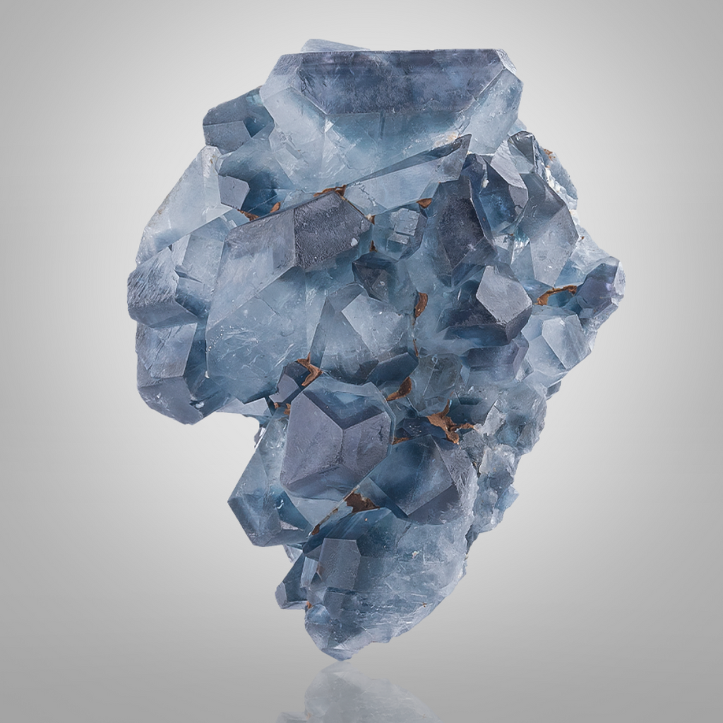 Blue Celestite Cluster