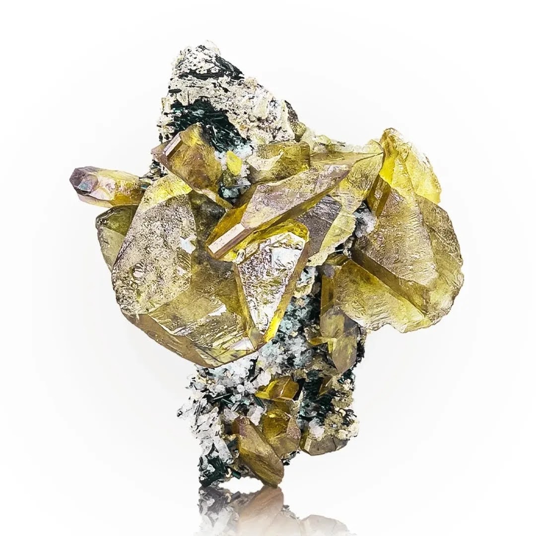 Rare Sphene With Aegirine