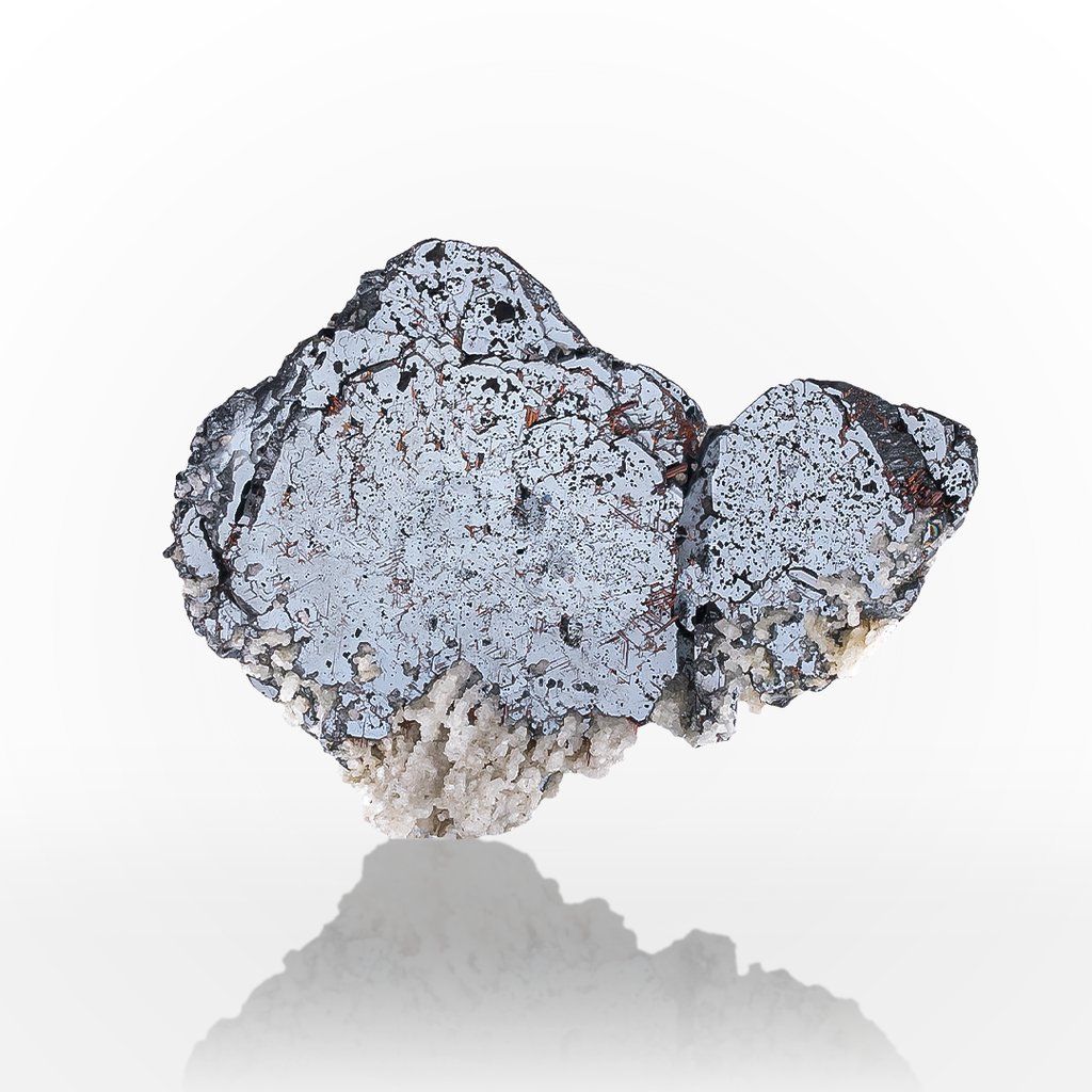 Silver Hematite With Sagenite