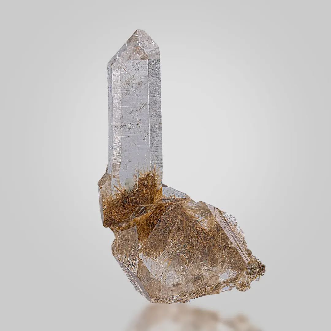 Rutilated Clear Quartz Crystal 