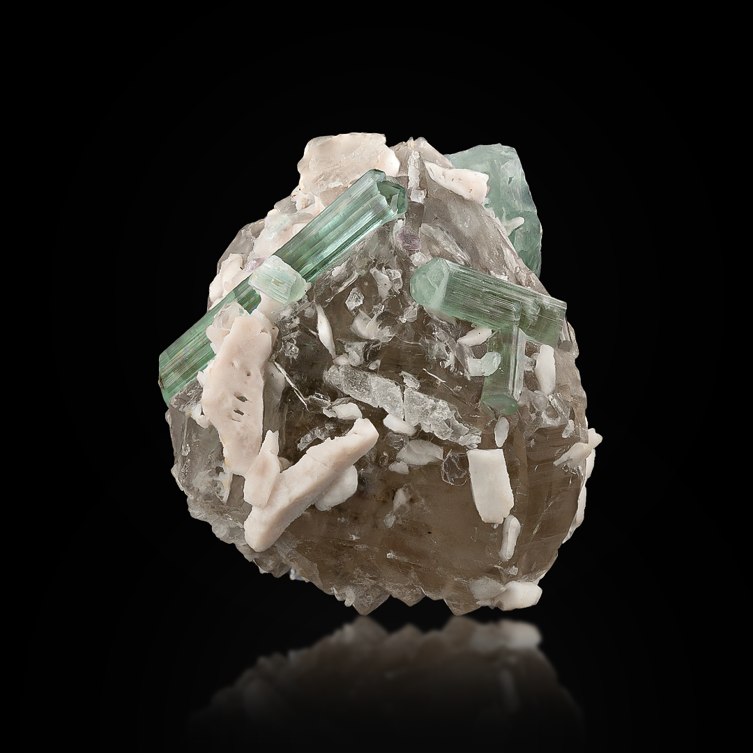tourmaline on quartz
