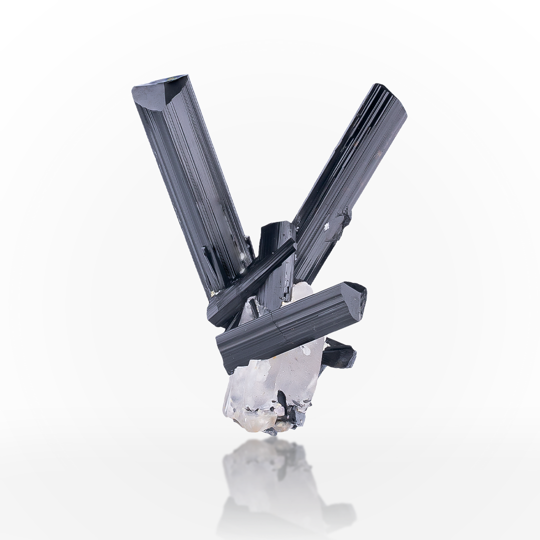 Aesthetic Schorl On Quartz