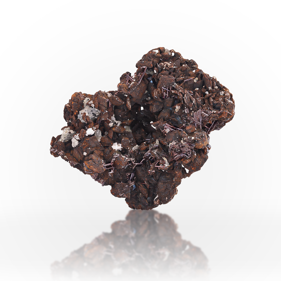 Siderite With Sagenite