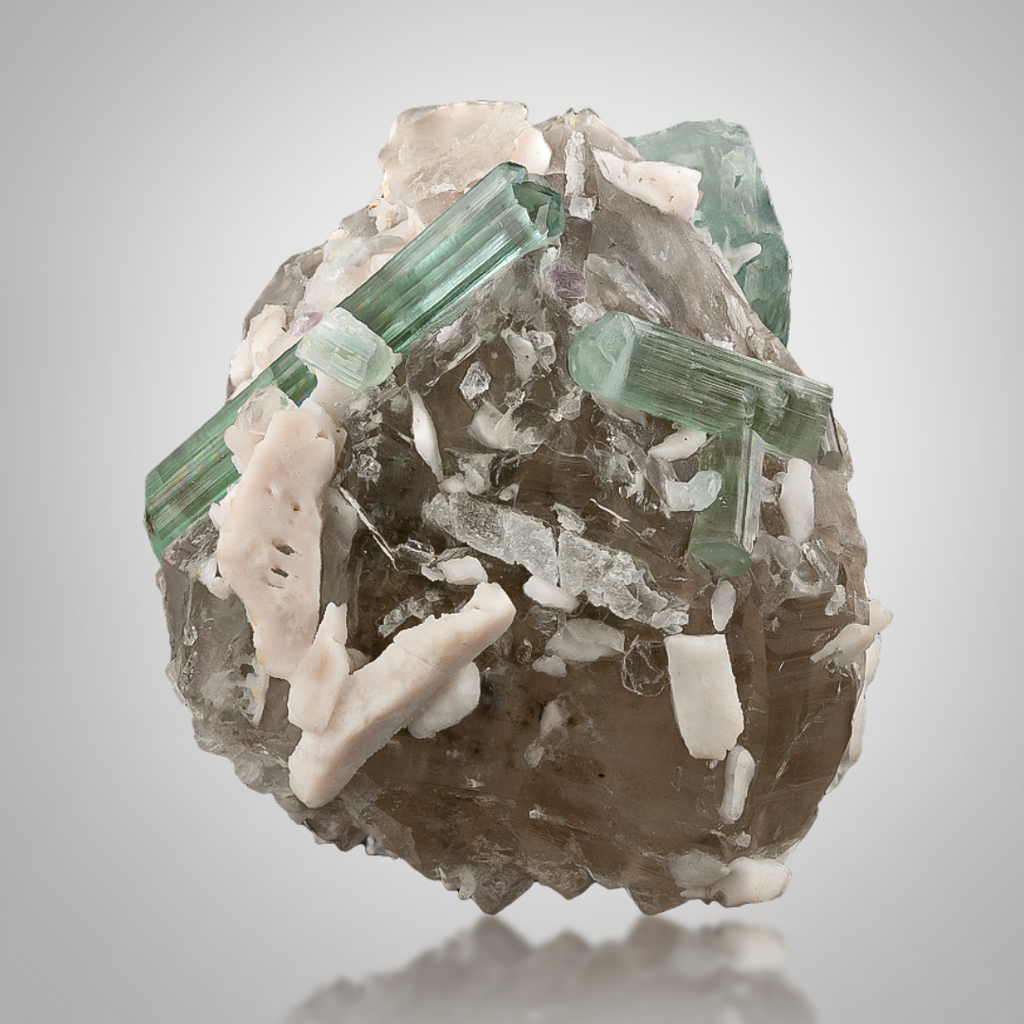 tourmaline on quartz