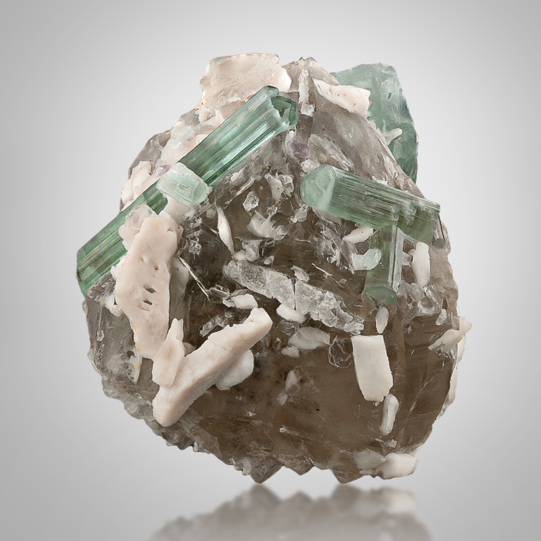 tourmaline on quartz