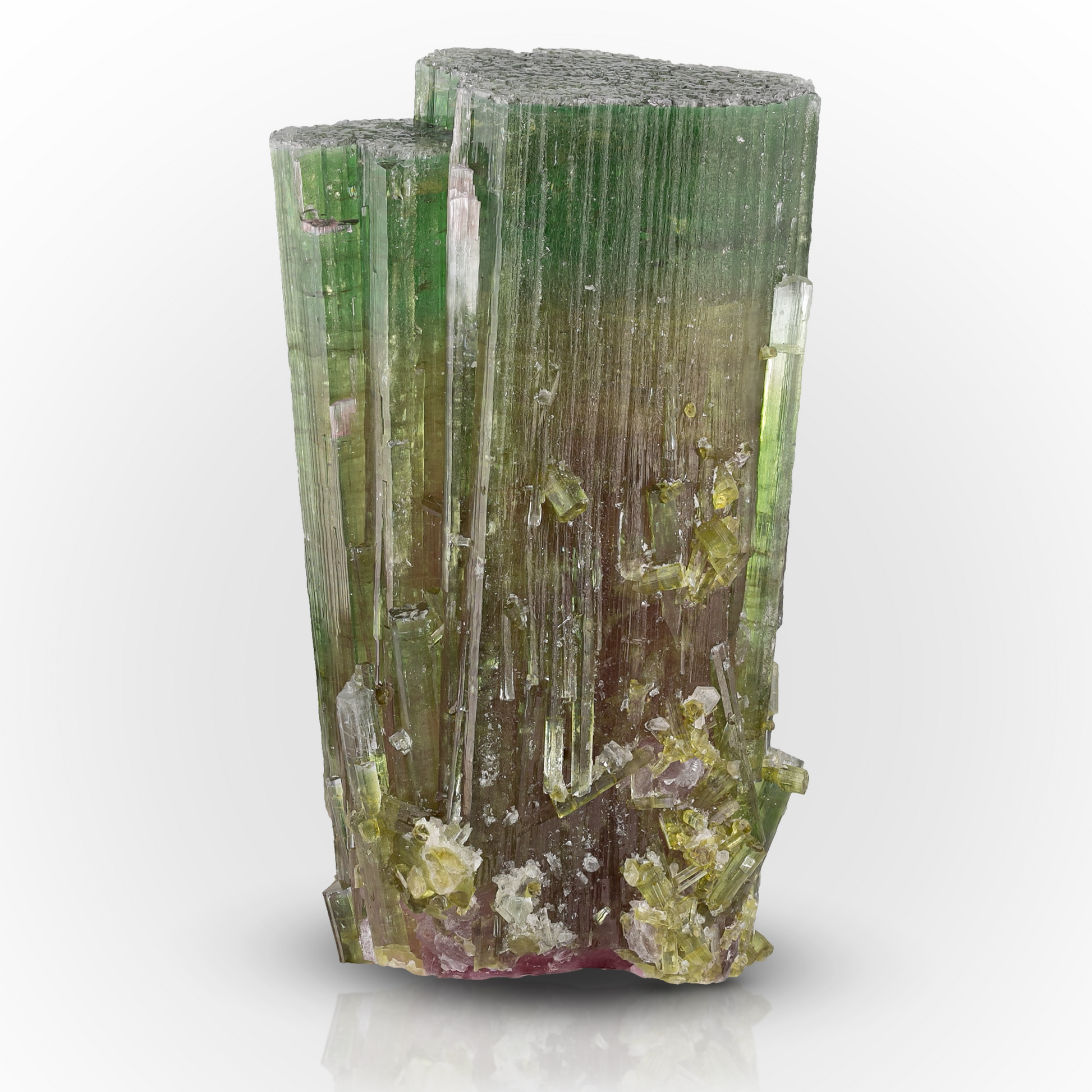 Bi-Color Tourmaline Crystal
