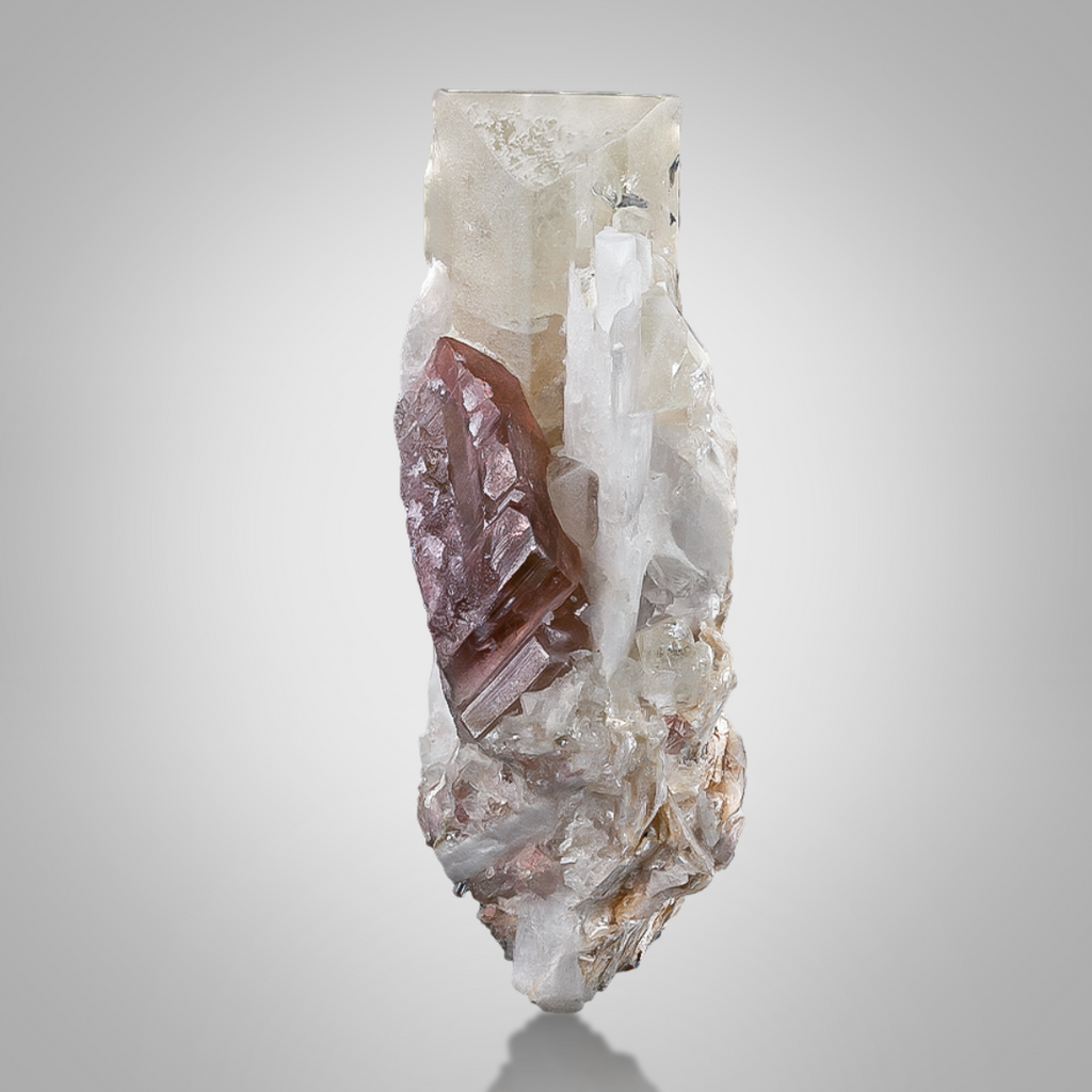 Tourmaline On Danburite